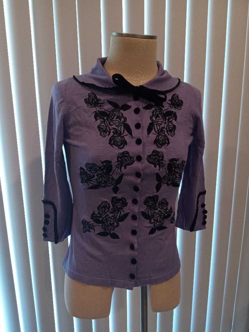 Wheels and Dollbaby Lavender Dita Von Teese Cardigan BOX INCLUDED
